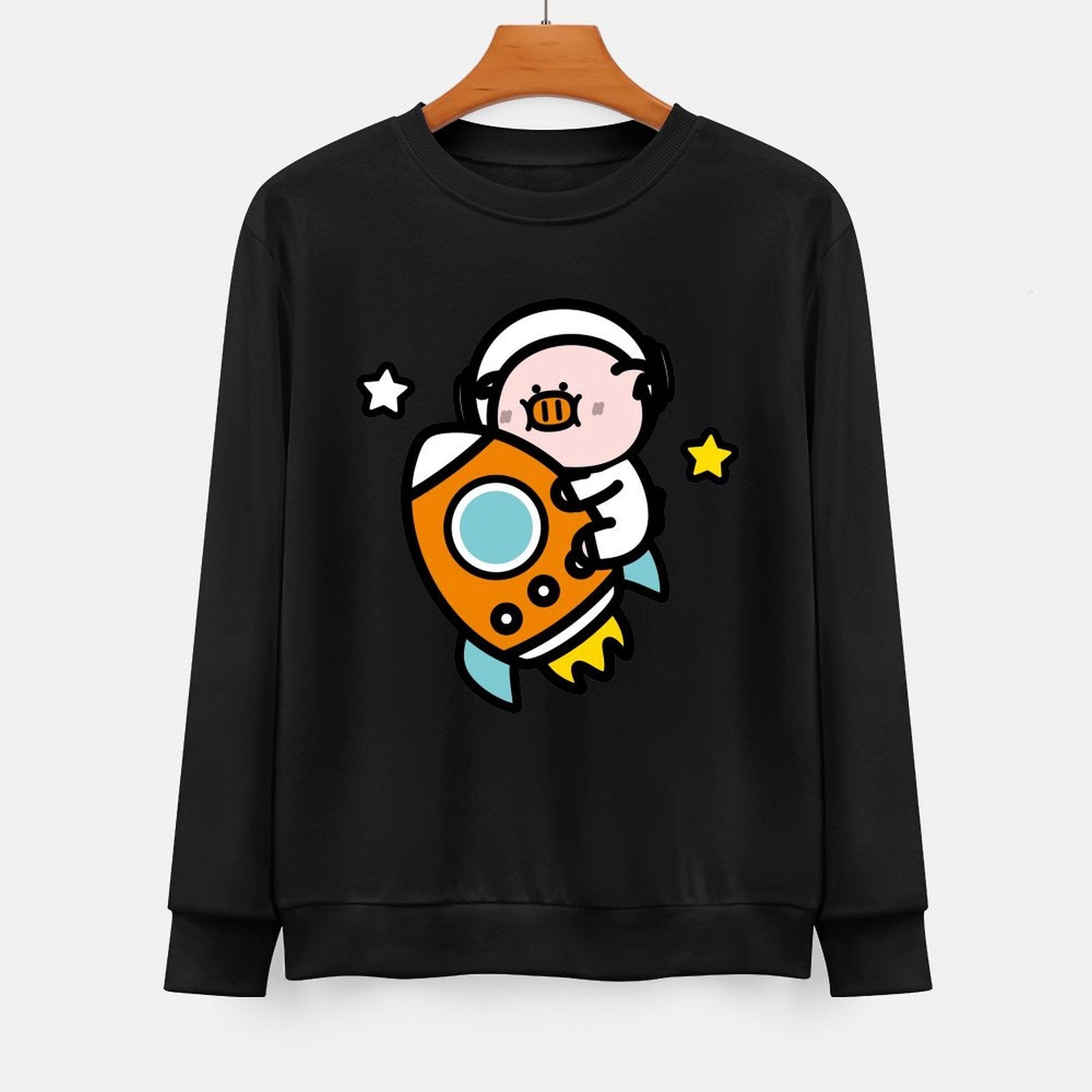 Front Patterned Long Sleeve TopLightweight Everyday